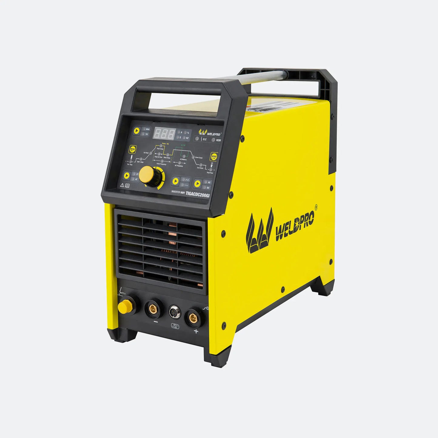 Weldpro TIGACDC200GD 200 Amp AC/DC TIG Welder with CK17 Torch | Versatile & Compact Welding Machine