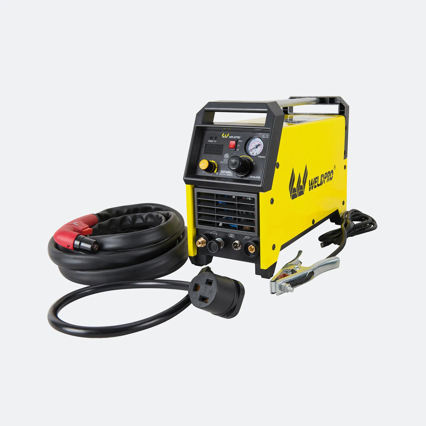 Weldpro CUT40HSV Plasma Cutter with included accessories