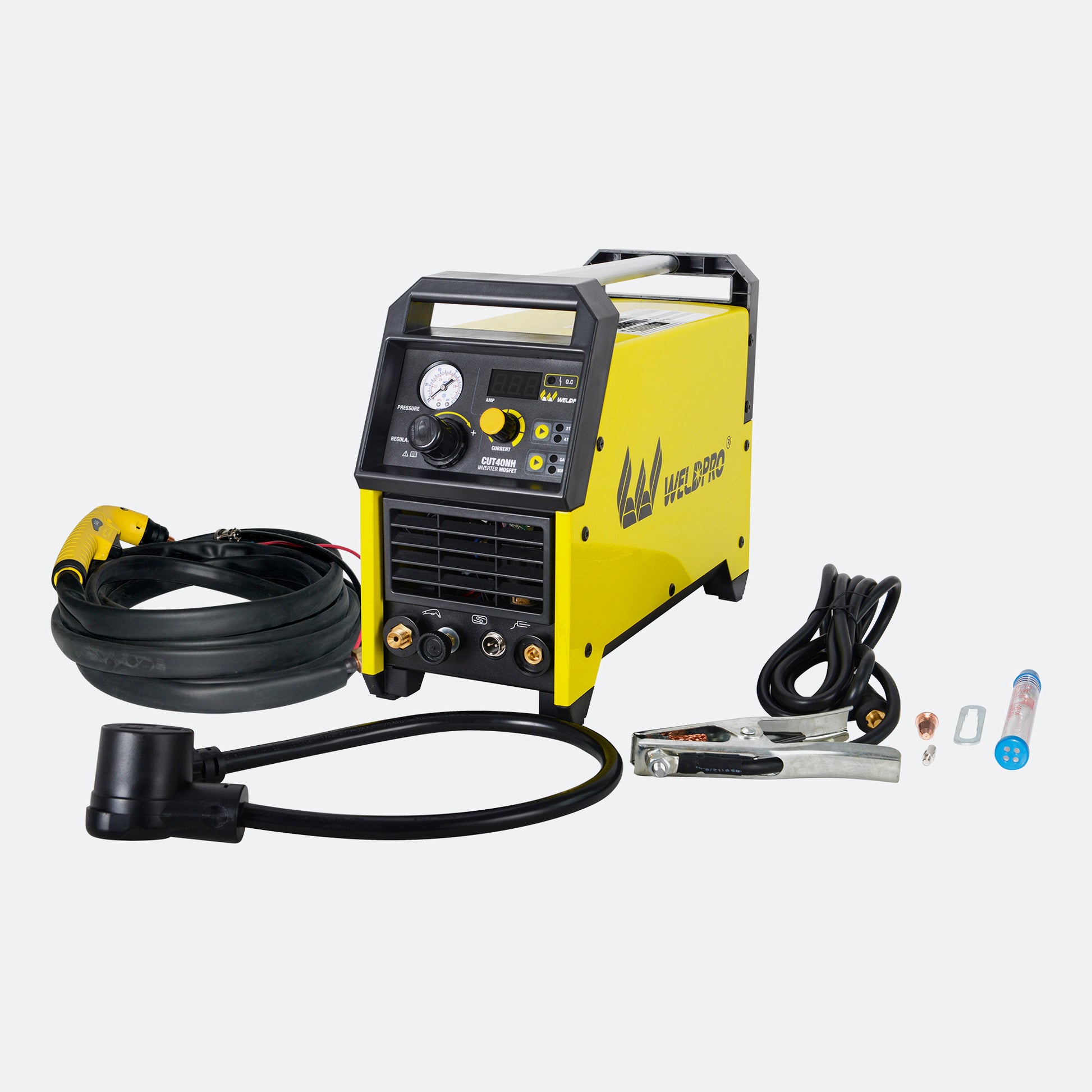 Weldpro CUT40NH Plasma Cutter with included accessories