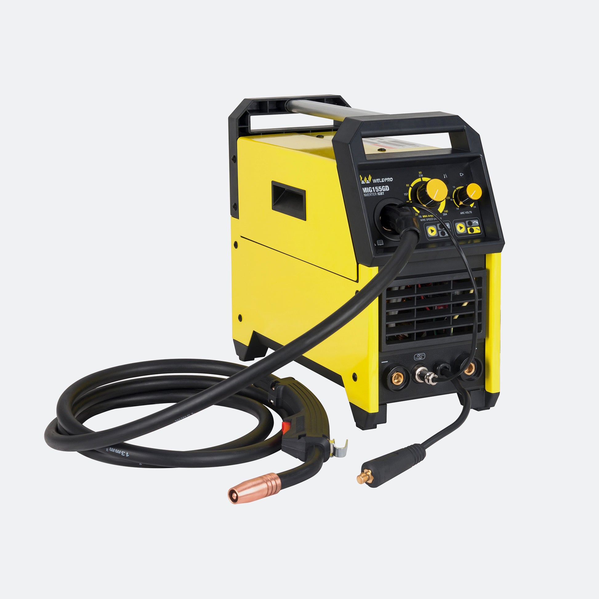 Weldpro MIG155GD 155 Amp Portable MIG Welder for DIY and professional use