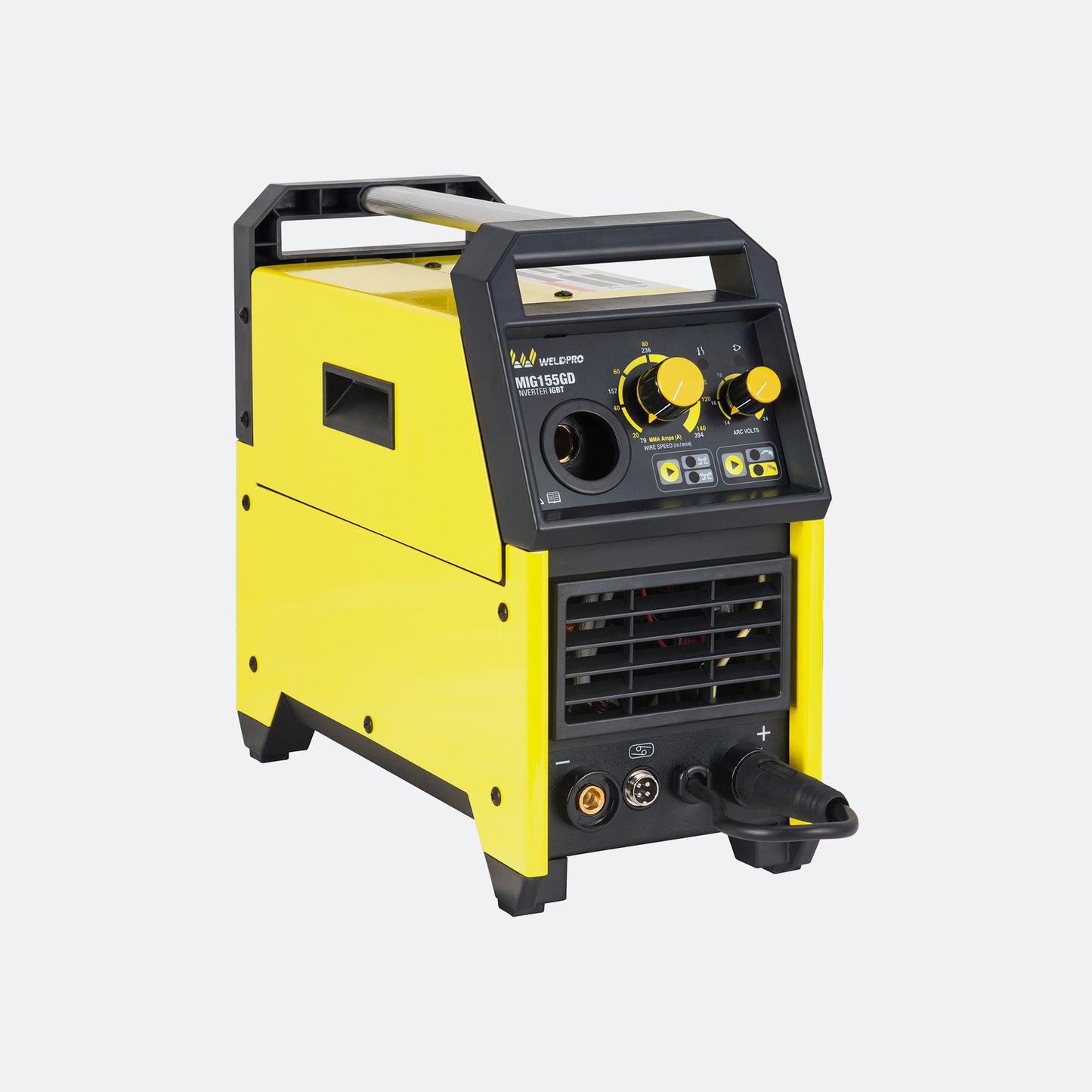 Lightweight and portable Weldpro MIG155GD welding machine