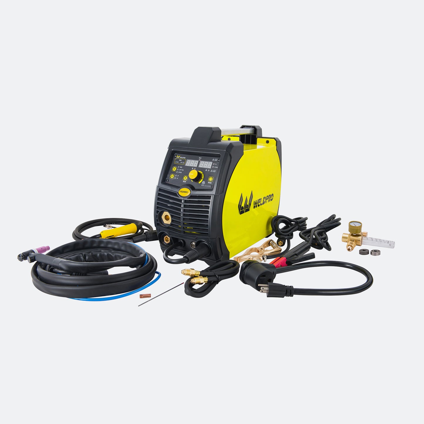 Weldpro MIG200GDSV MIG Welder with included accessories for versatile use