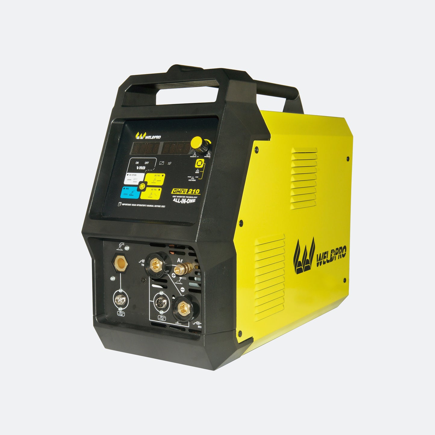 OMNI210 Multi-Process Welder | MIG, TIG, Stick Welding Machine with Advanced Features