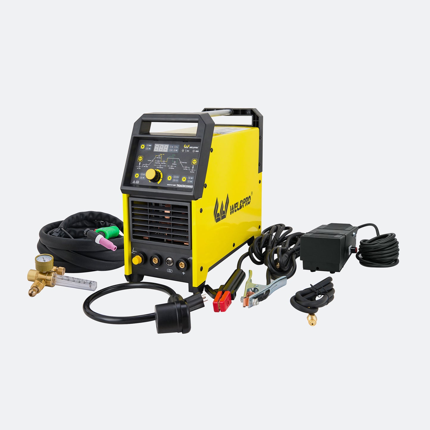 Weldpro TIGACDC200GD 200 Amp AC/DC TIG Welder with ERGO17 Torch