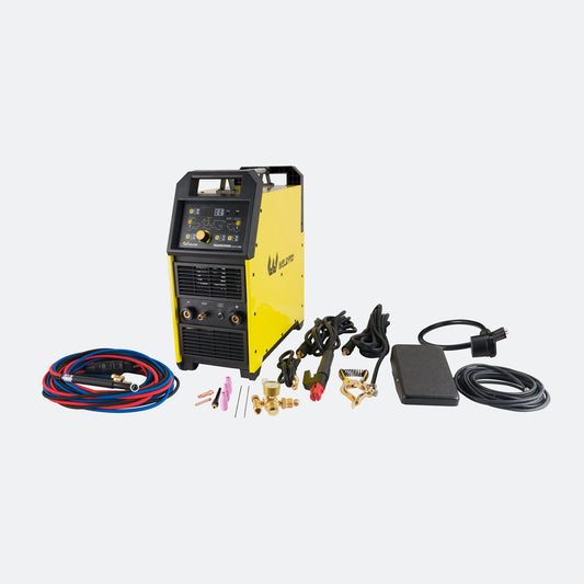 Complete TIG welding setup with Weldpro TIGACDC250GD and CK20 TIG Torch