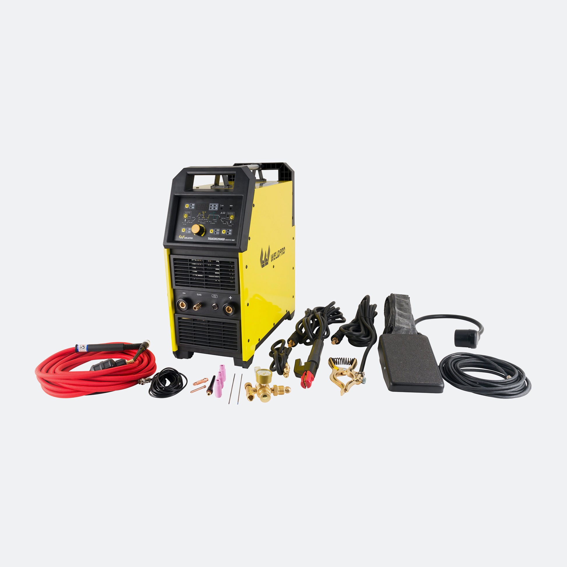 Weldpro TIGACDC250GD 250 Amp AC/DC TIG Welder with CK TL26 Torch